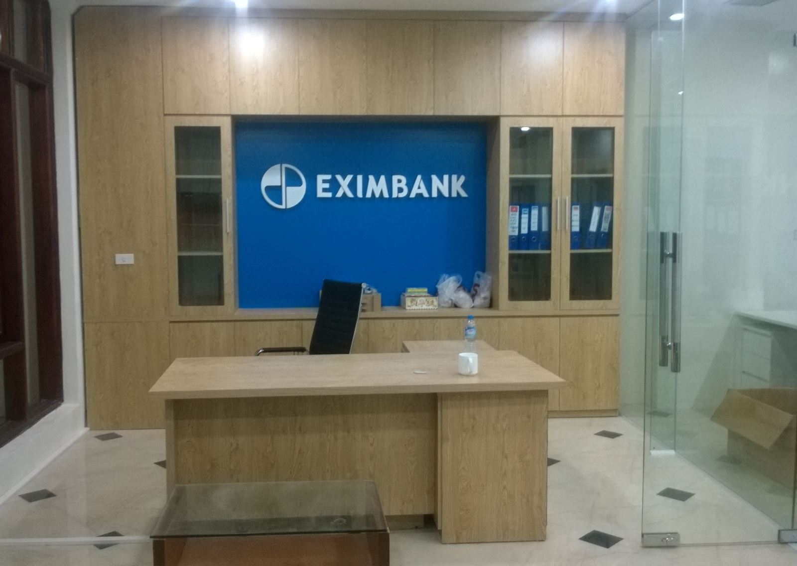 dự án thi công nội thất eximbank